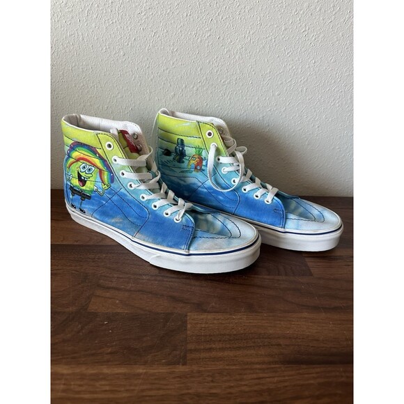 Vans Sk8-Hi x Spongebob Squarepants 'Imagination' Skate Shoes Sneakers Size 10.5 - Picture 1 of 11